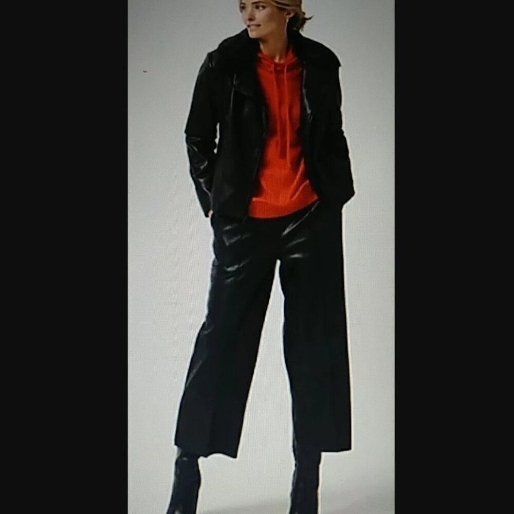 New J Jason Wu Faux-leather pant | Size 14